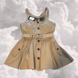 Marissa Webb cotton button up babydoll blouse size XS